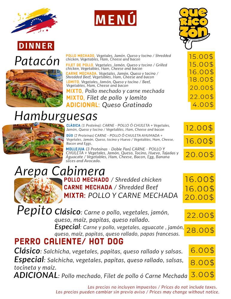 QUERICOZON BELMONT Menu image 2